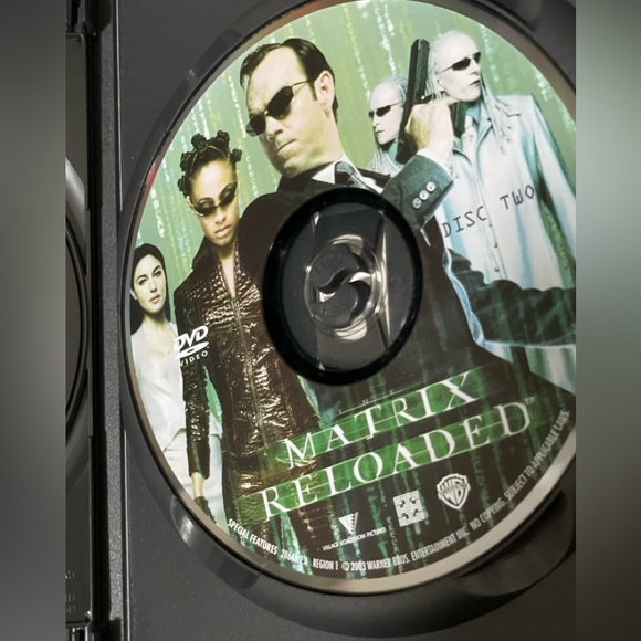 The Matrix Reloaded DVD 2003 2-Disc Set Full Screen ~ Keanu Reeves - Picture 4 of 4